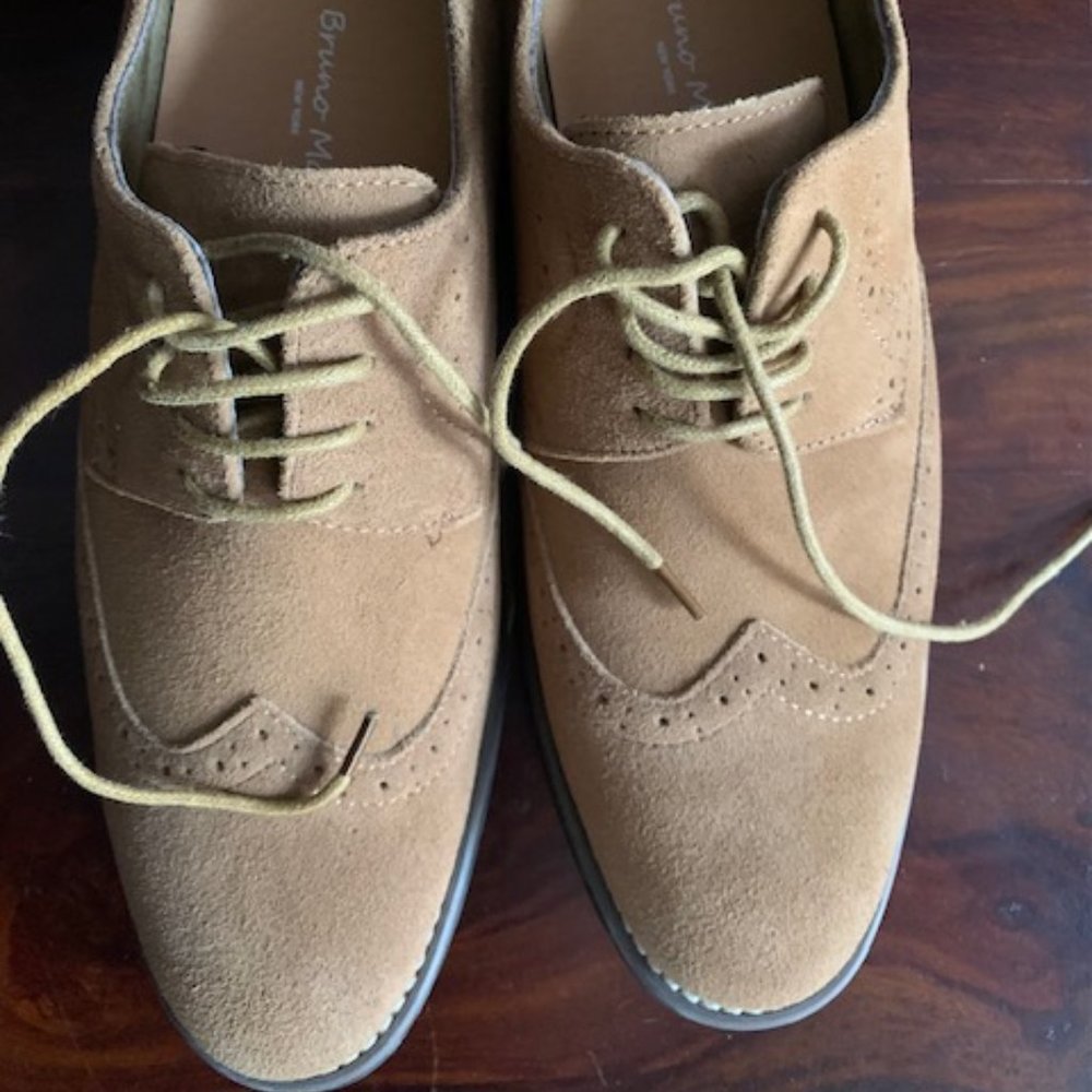 Bruno Mars Wing Tip Dress Suede/leather Shoes - Men.  WORN ONCE!
